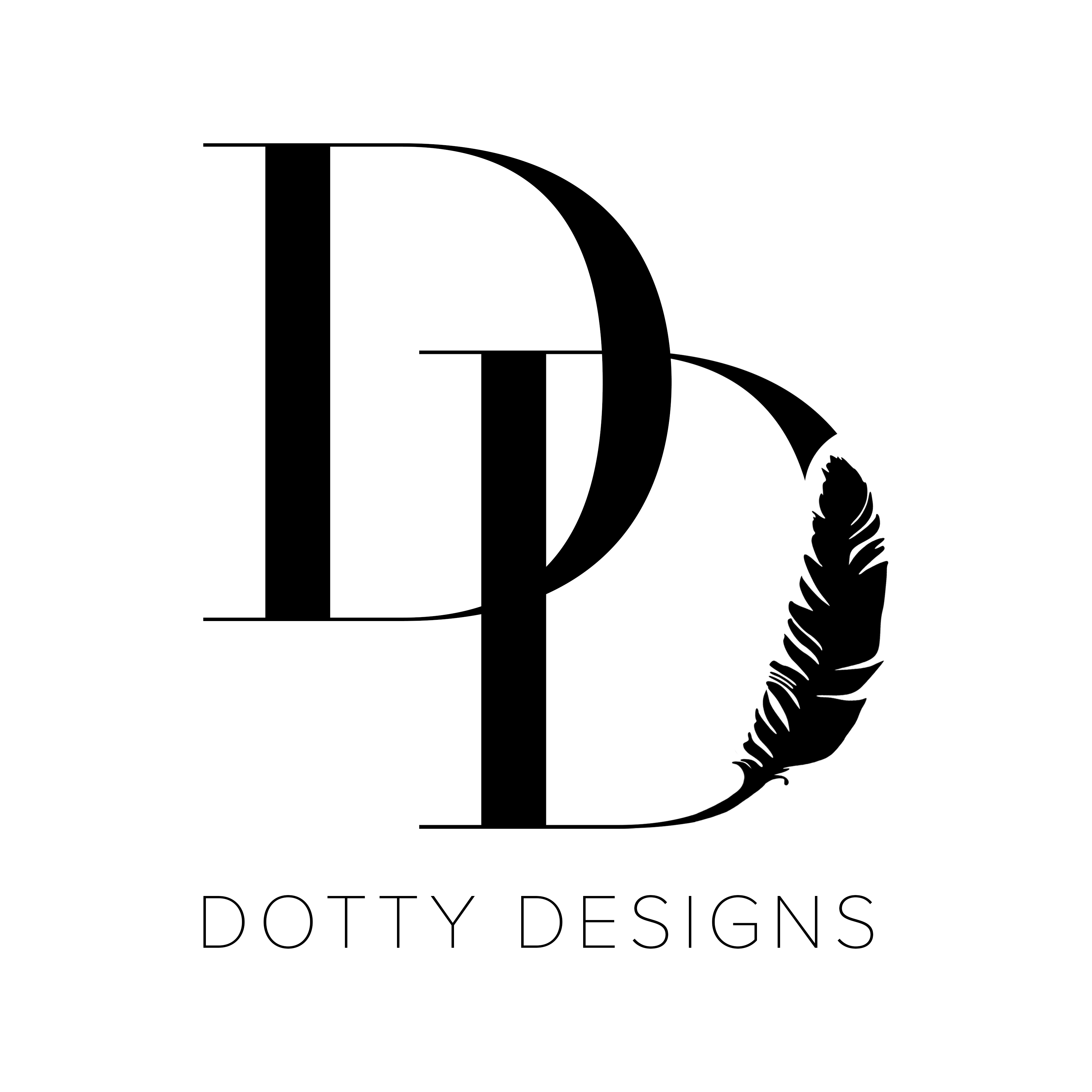 A photo of Dotty Designs logo